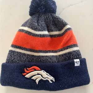 '47 Navy and Orange Denver Broncos Beanie